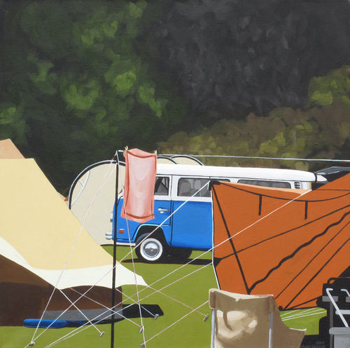 Bus op de camping