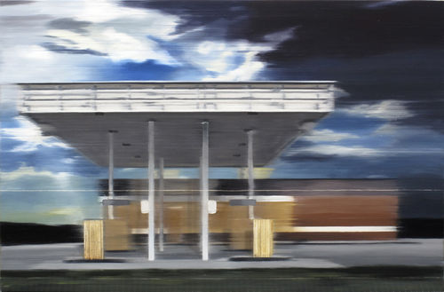 Dismantled fuel station