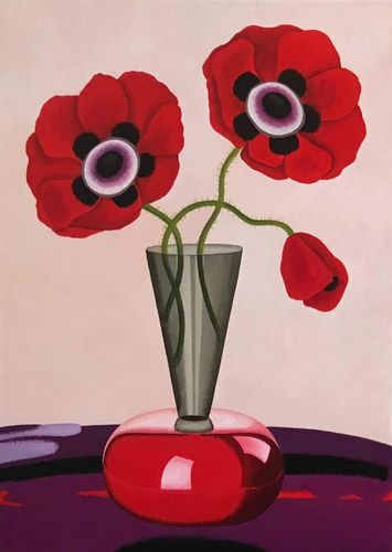 Floating red