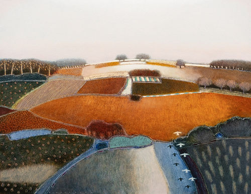 West of the fields