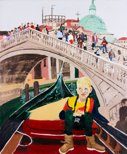 David bij de Rialtobrug