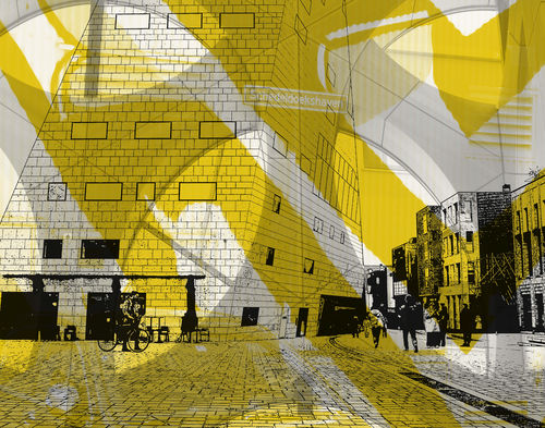 Het Forum vanaf de Nieuwe Markt