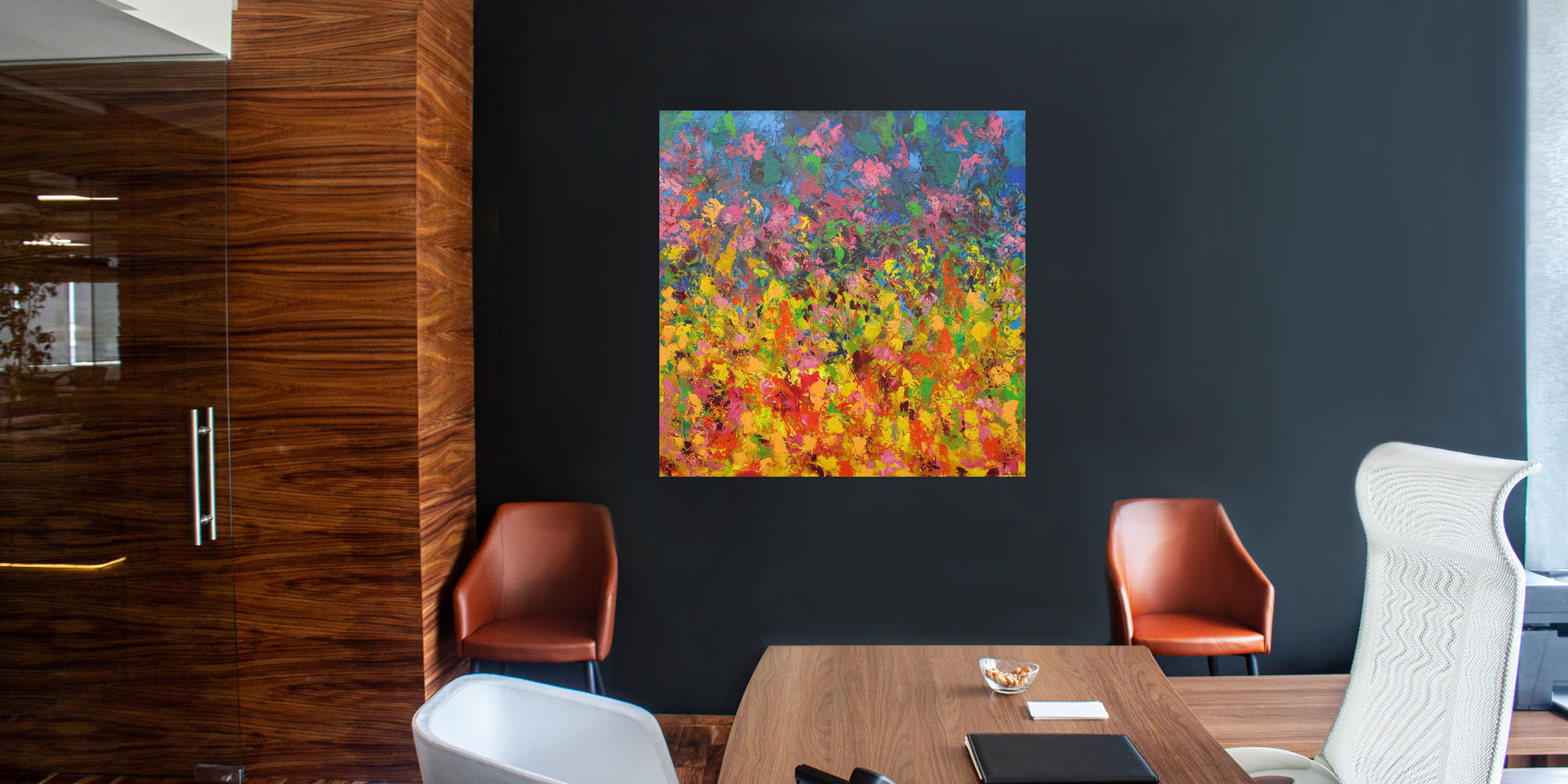 Pleine de fleurs