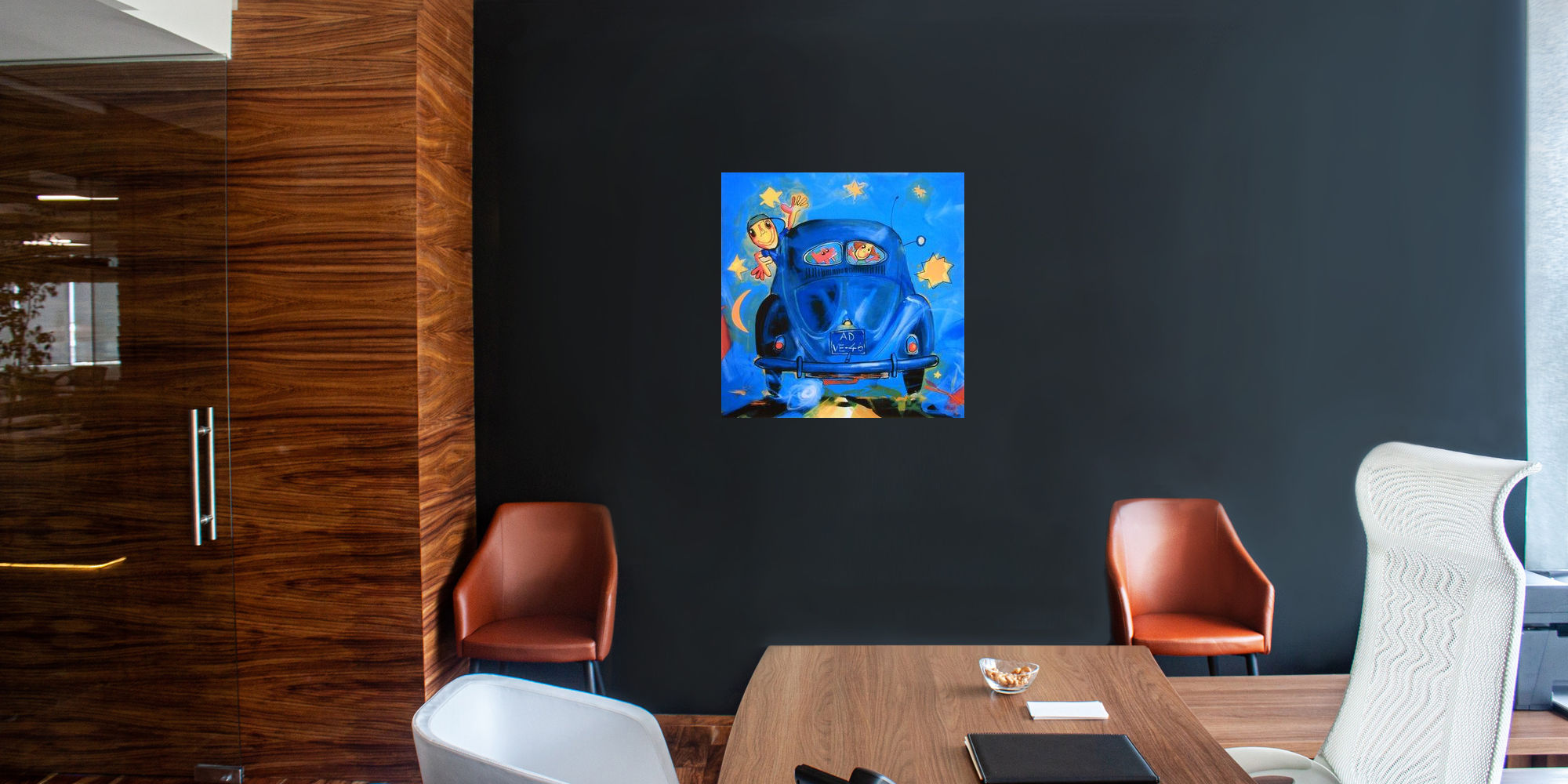 VW Brilletje achterruit