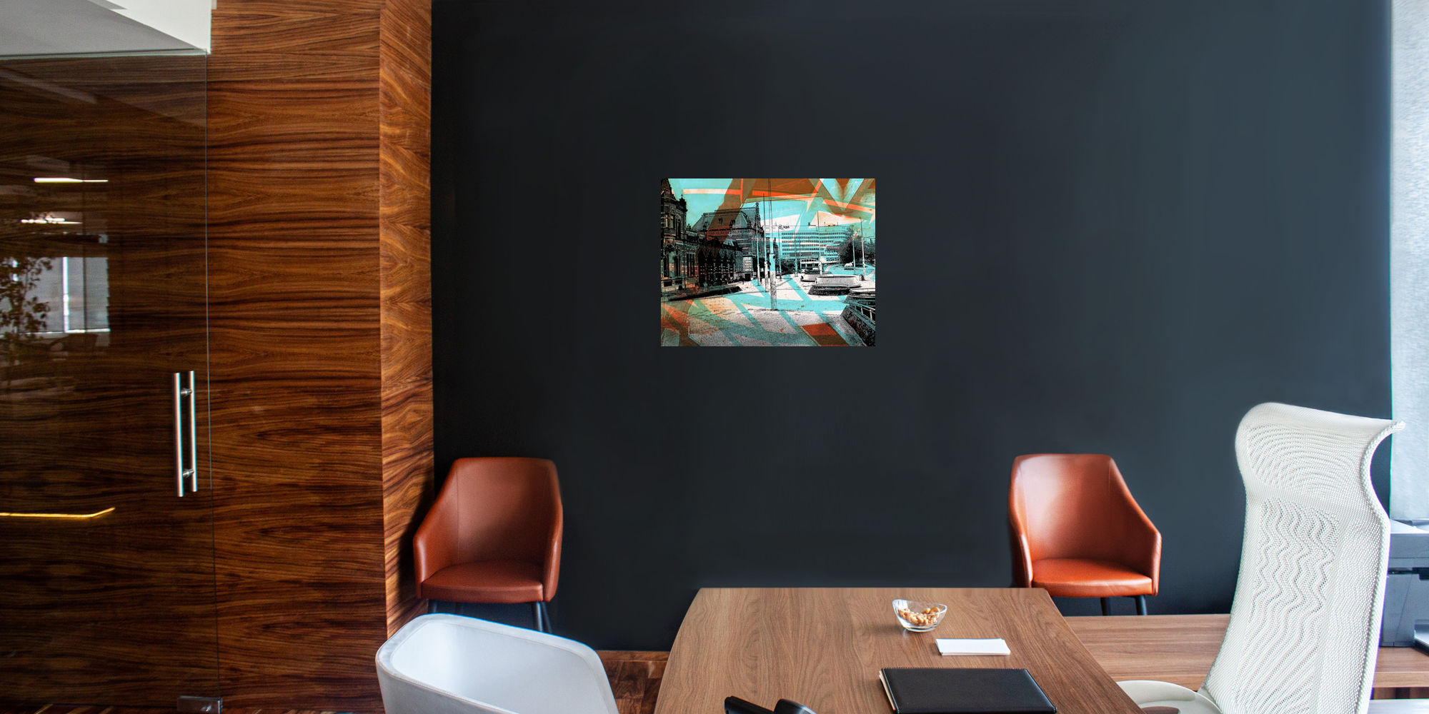 Op het Stationsplein Groningen